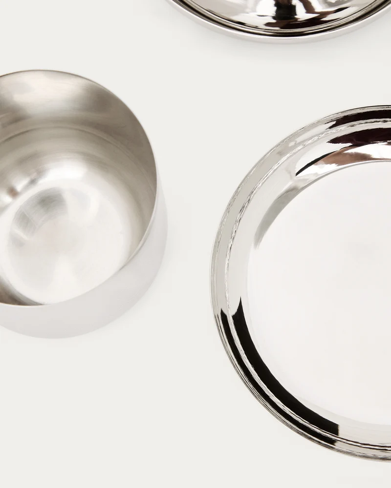 Nirela set of 2 stainless steel cups