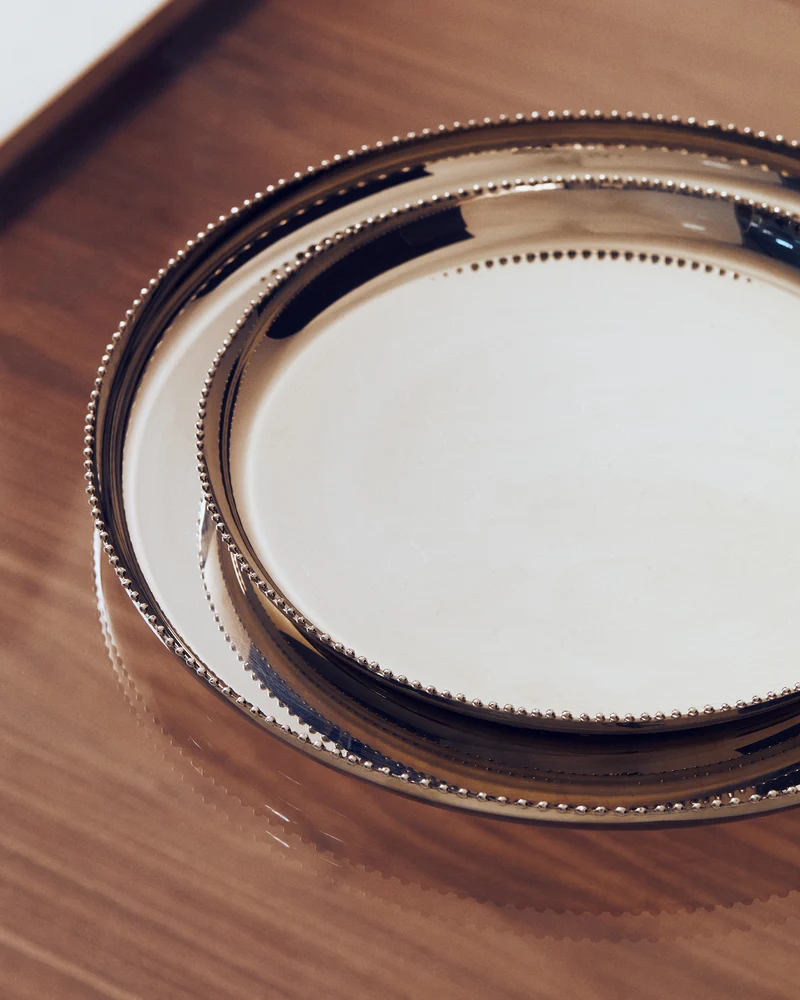 Nirela stainless steel tray Ø 28cm