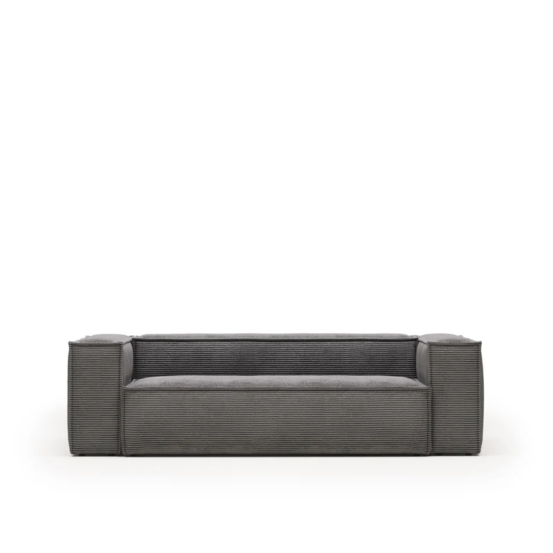 Blok 3-seater - Grey Corduroy