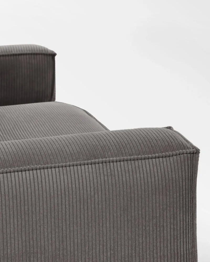 Blok 3-seater - Grey Corduroy