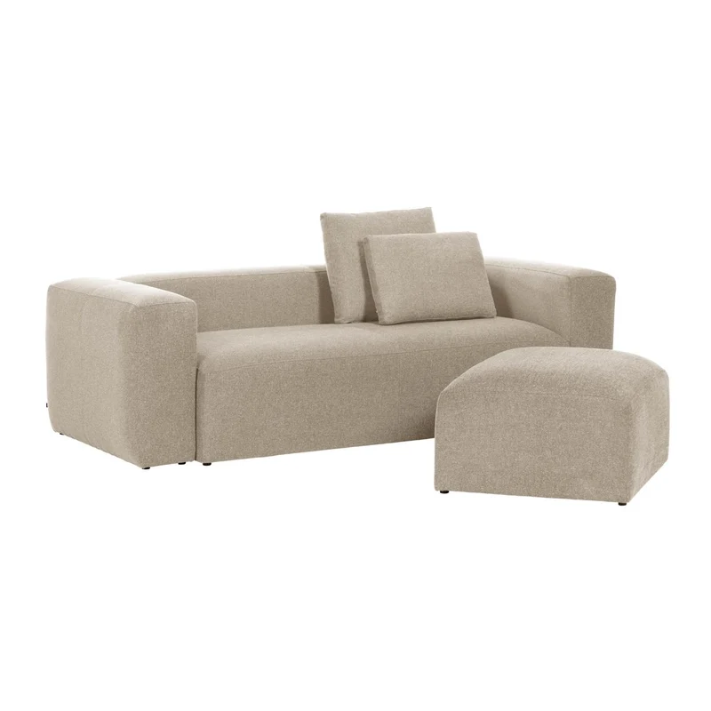 Blok 3-seater - Beige Chenille