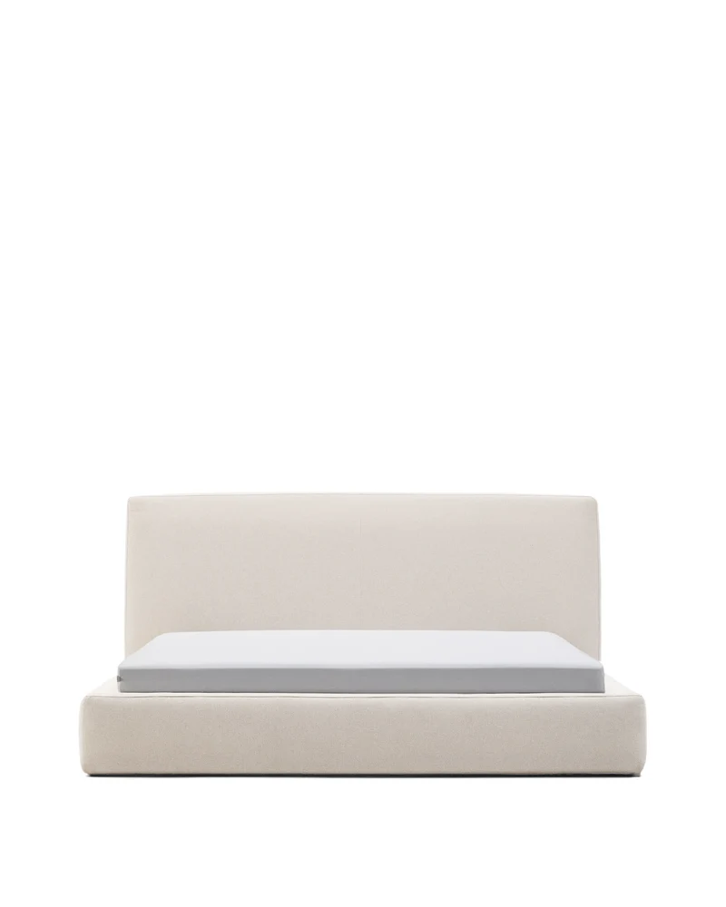 Cover for the beige Blok bed for a 180 x 200 cm mattress