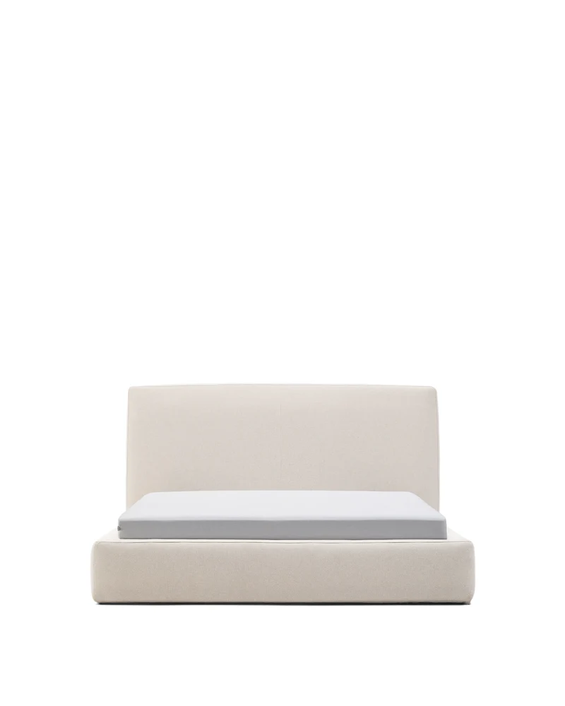 Cover for the beige Blok bed for a 160 x 200 cm mattress