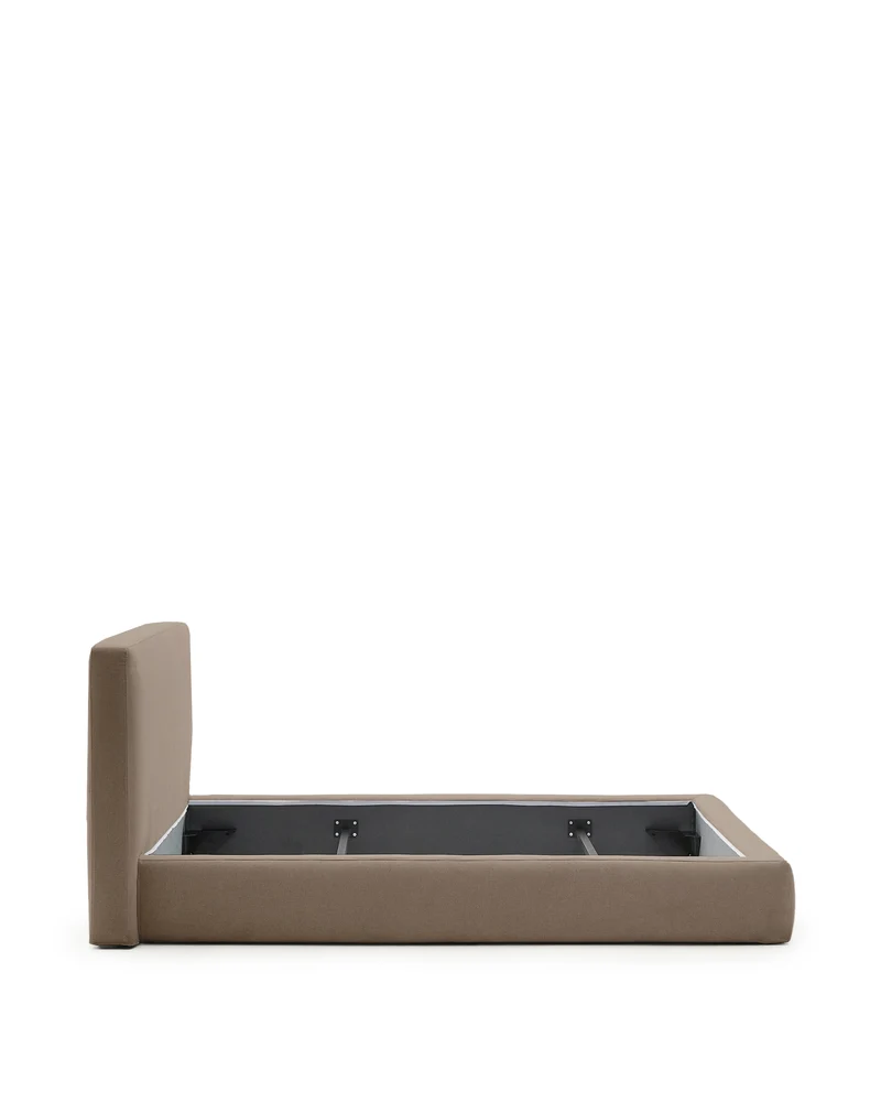 Blok brown bed with removable cover for 180 x 200cm mattress FSC Mix Credit