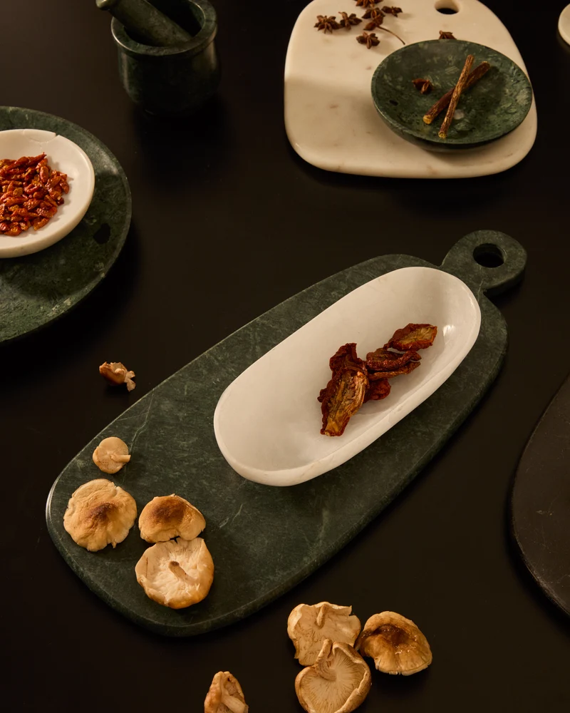 Obar Serving Board - Green Marble