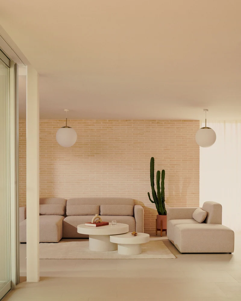 Neom 3-Seater with Chaise - Beige