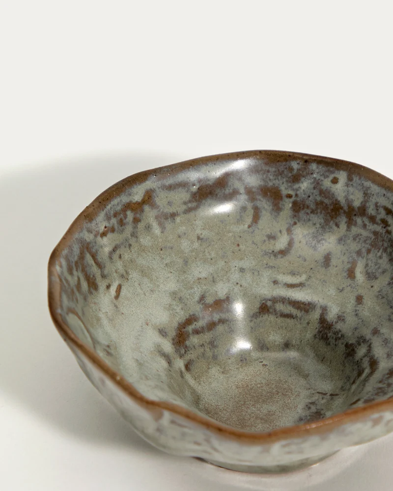 Alenia grey ceramic bowl