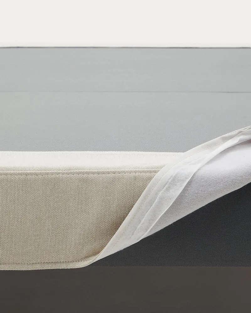 Cover for the Ofelia bed in ecru for a 150 x 190 cm mattress