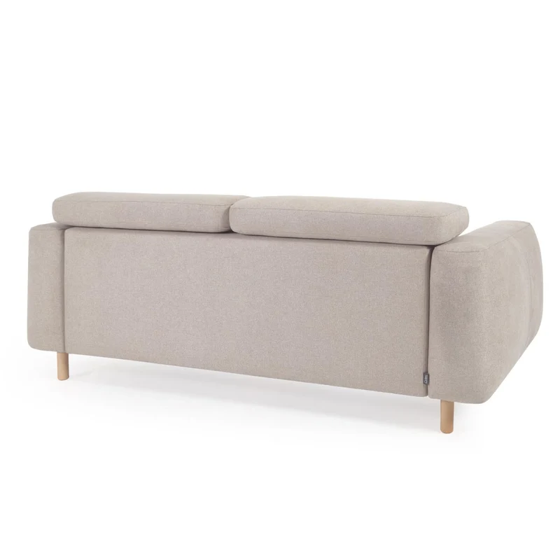 Singa 3 Seater with Reclining Headrest & Extendable Seat - Beige