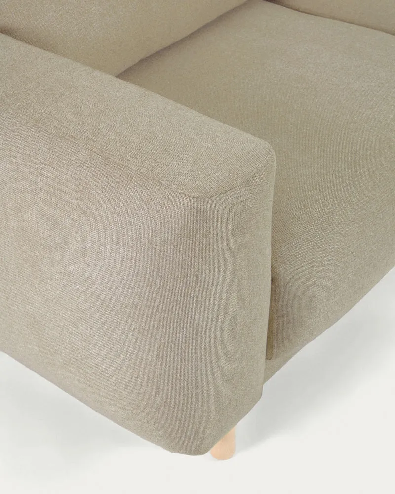 Singa 3 Seater with Reclining Headrest & Extendable Seat - Beige