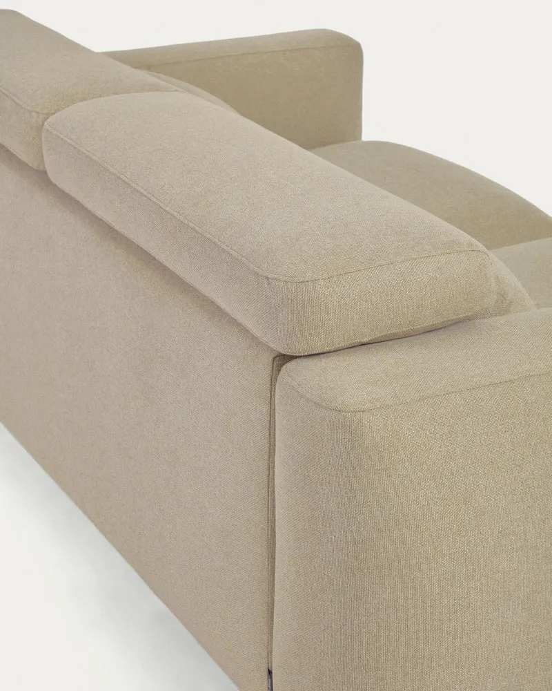 Singa 3 Seater with Reclining Headrest & Extendable Seat - Beige