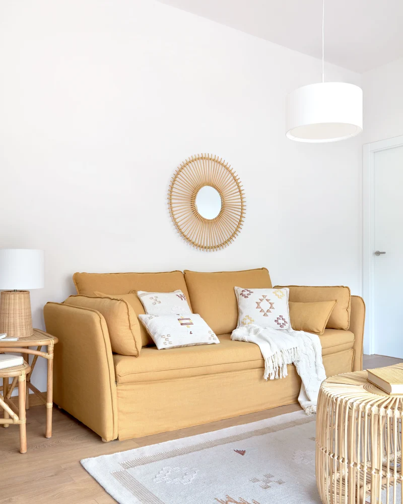 Tanit Sofa Bed - Mustard