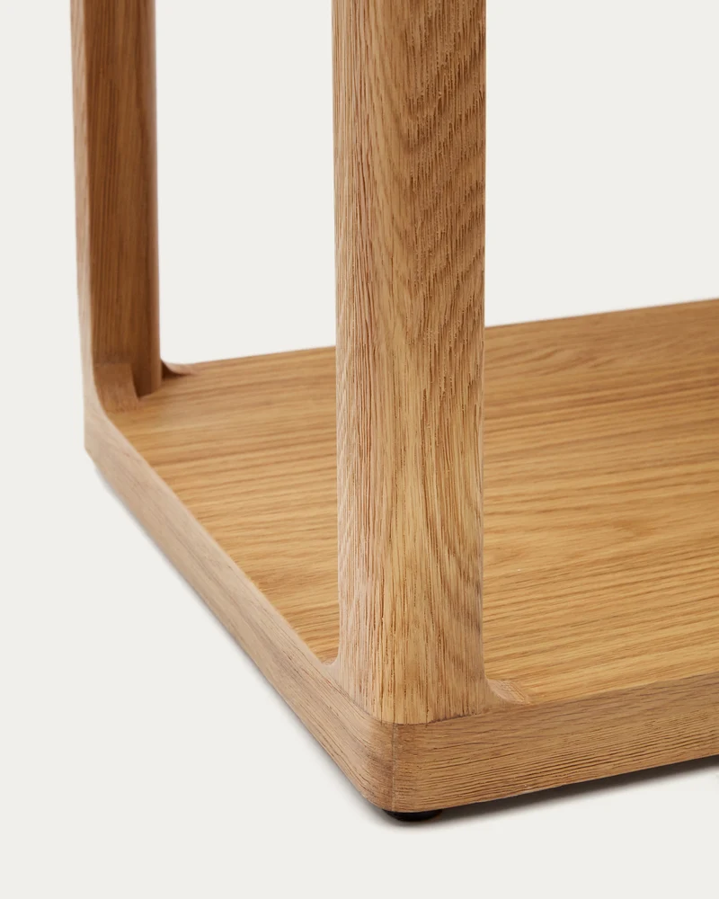 Maymai shelf with solid oak structure 90 x 193 cm