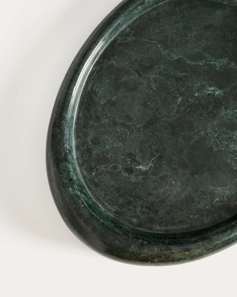 Lenorel Tray in Green Marble - Small