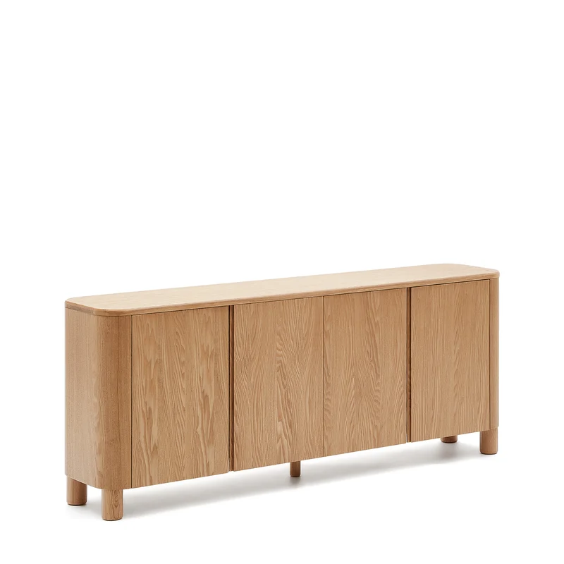 Salaya sideboard in ash plywood FSC Mix Credit, 200 cm x 79 cm