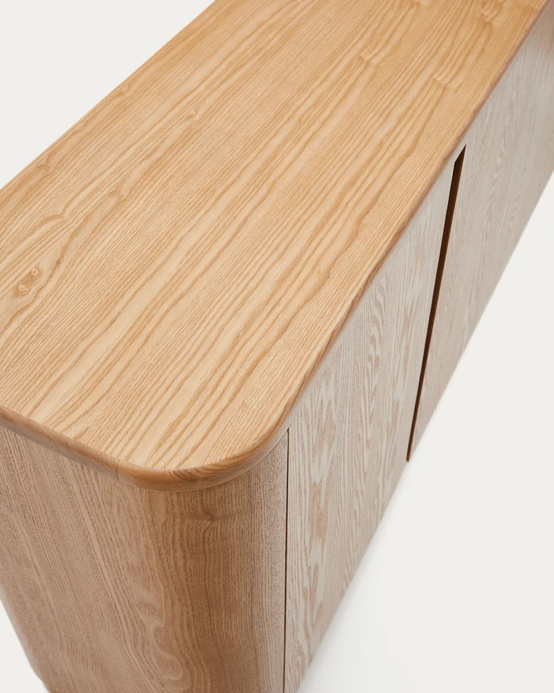 Salaya sideboard in ash plywood FSC Mix Credit, 200 cm x 79 cm