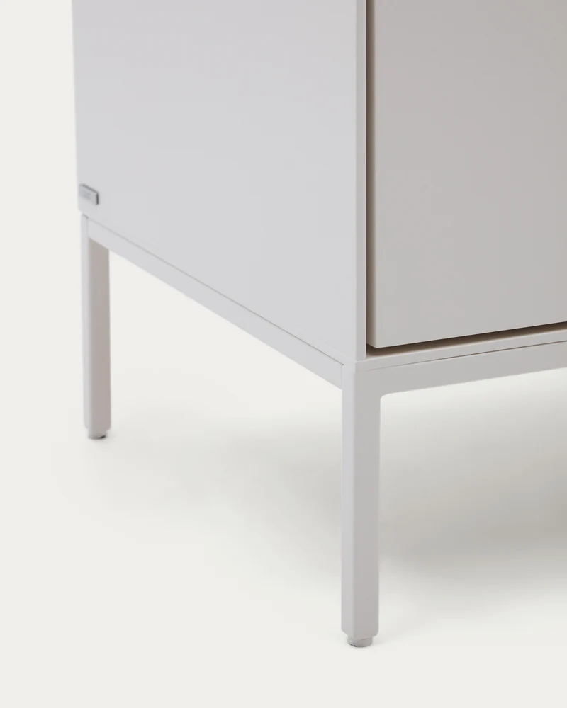Vedrana 3-drawer chest of drawers white lacquered MDF 110 x 75 cm