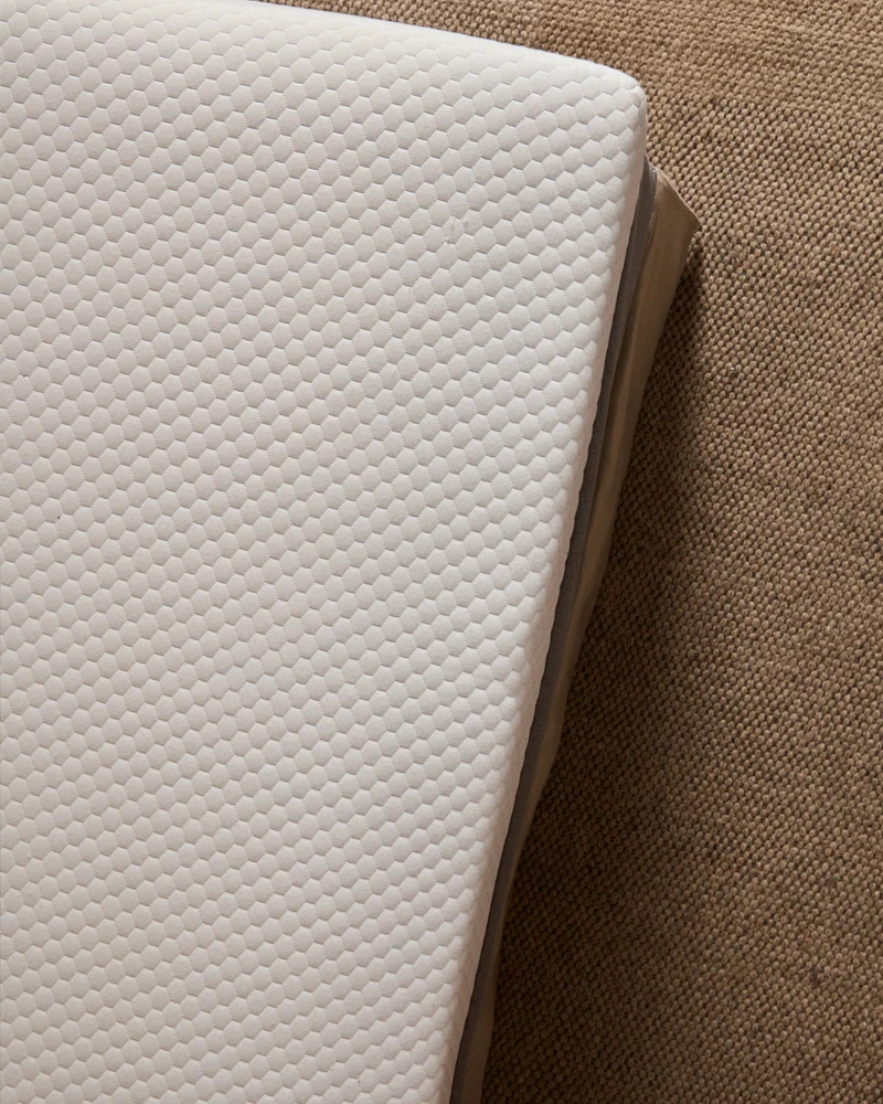 Eva viscoelastic mattress with removable cover 90 x 190 cm