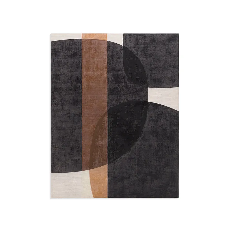 Tonol, brown abstract canvas, 180 x 140 cm