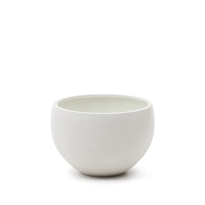 Grau White Cement Planter Ø 72 cm