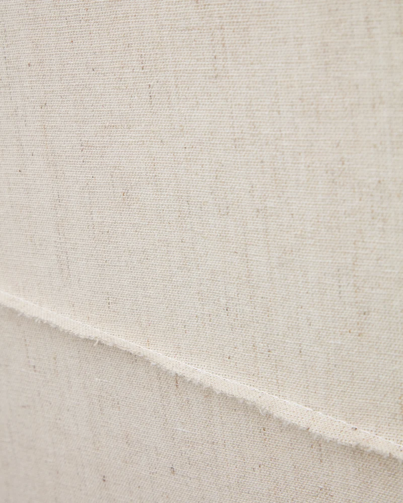 Maha white wall hanging with horizontal line 82 x 102 cm