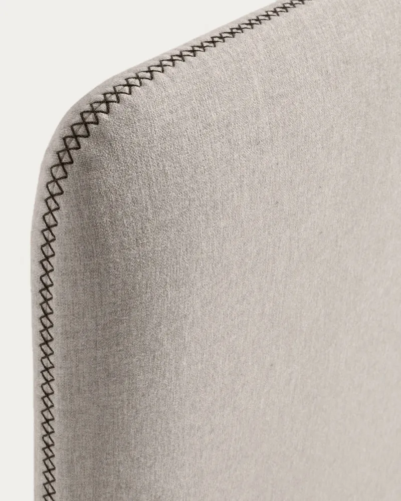 Dyla bed cover in beige for a 160 x 200 cm mattress
