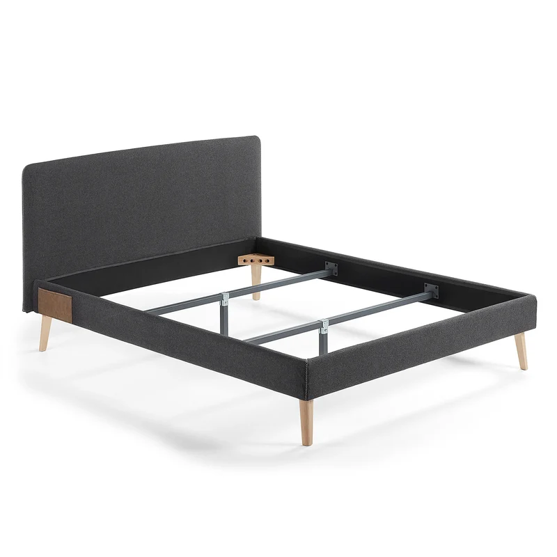 Dyla bed cover in black for a 160 x 200 cm mattress