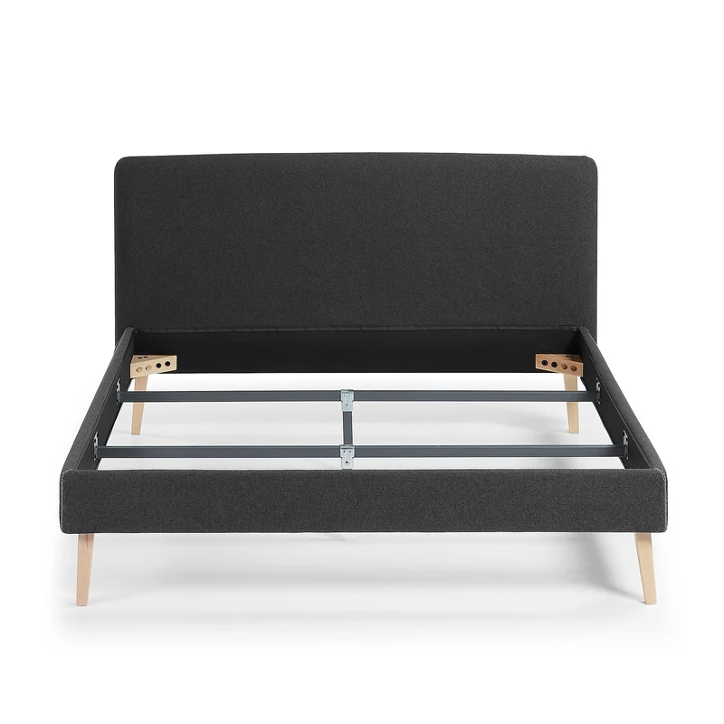 Dyla bed cover in black for a 160 x 200 cm mattress