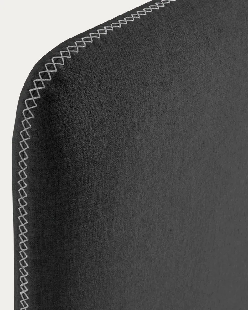 Dyla bed cover in black for a 160 x 200 cm mattress