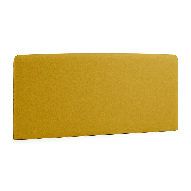 Mustard Dyla headboard cover for a bed up to 150 cm
