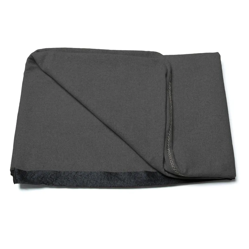 Black Dyla headboard cover for a bed up to 150 cm