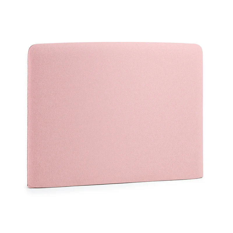Pink Dyla headboard cover for a bed up to 90 cm