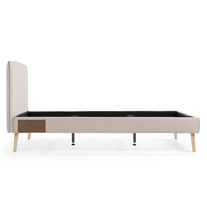 Dyla bed cover for a 150 x 190 cm mattress in beige