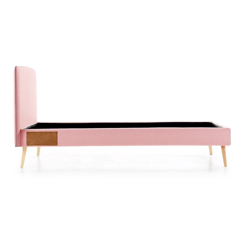 Dyla bed cover for a 90 x 190 cm mattress in pink