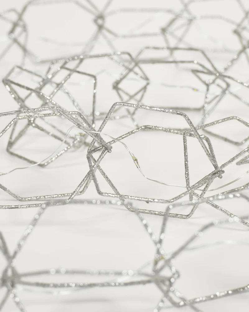 Narel fairy lights in grey 1.9m