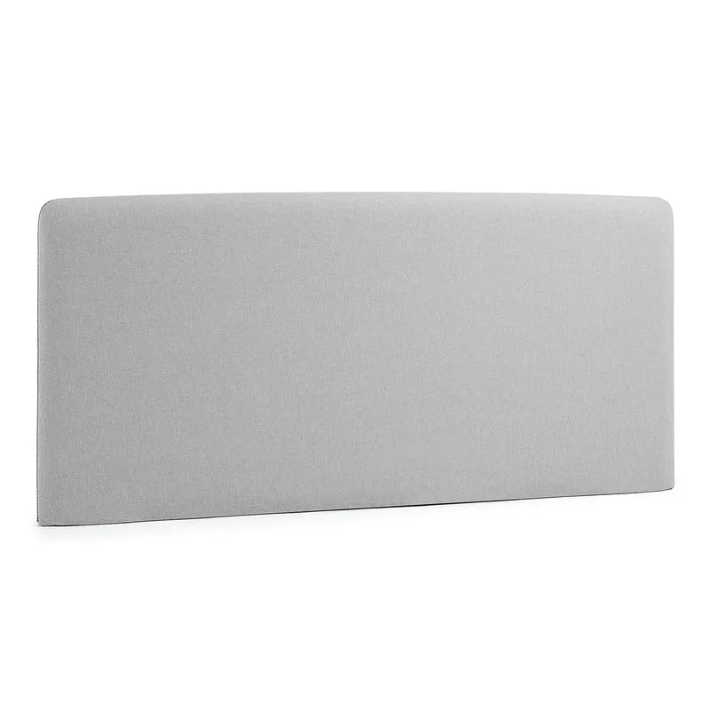 Dyla headboard with removable grey cover for a bed up to 160 cm