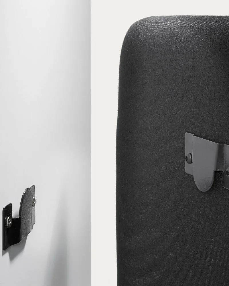Dyla headboard with removable black cover for a bed up to 150 cm FSC Mix Credit