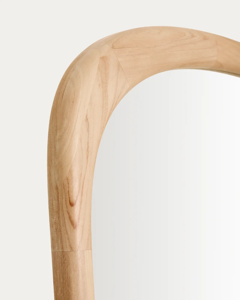 Alura teak wood mirror 94.6 x 192.1cm FSC 100%
