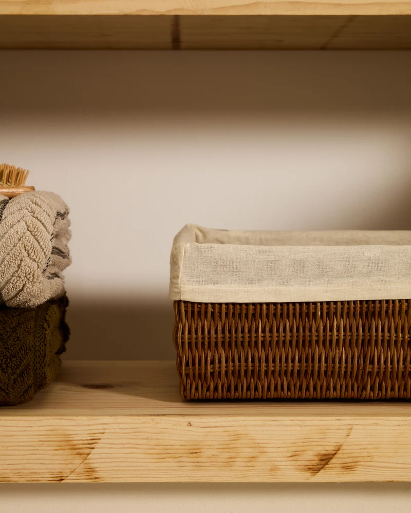 Indali set of 2 rattan baskets, 32 x 25 cm / 28 x 20 cm