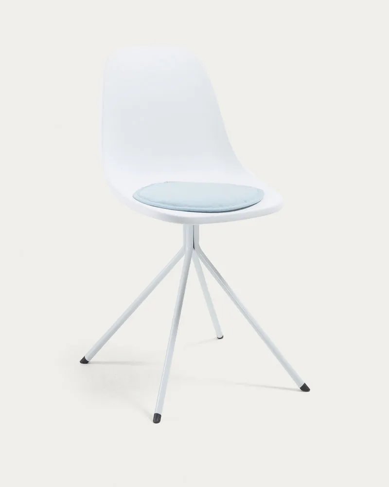 Silke cushion light blue