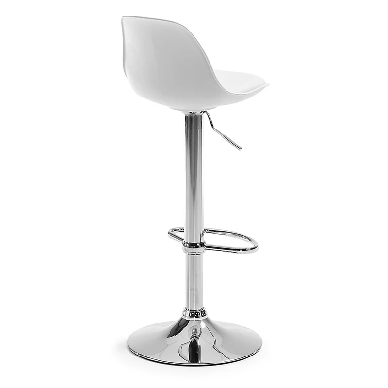 Orlando-T barstool white height 60-82 cm