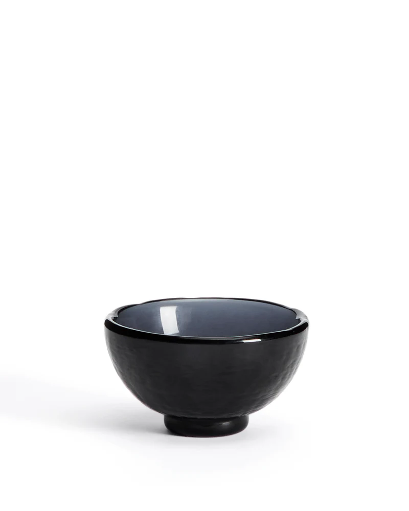 Sileia small bowl made of blue recycled glass