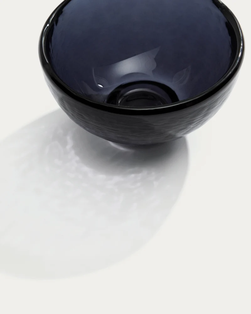 Sileia small bowl made of blue recycled glass