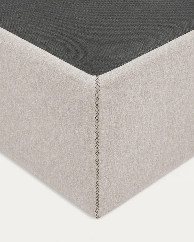 Matters ottoman bed base in beige for a 180 x 200 cm mattress