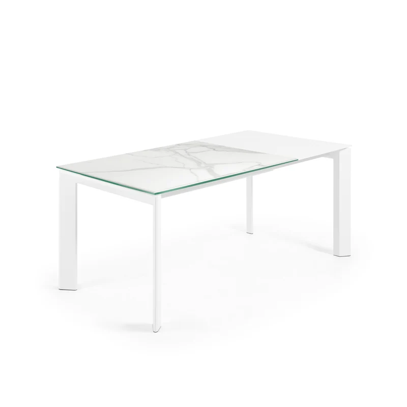 Axis table 120 (180) cm white legs