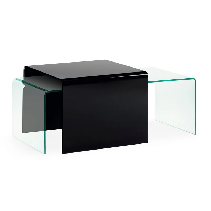 Burano glass coffee table 110 x 50 cm
