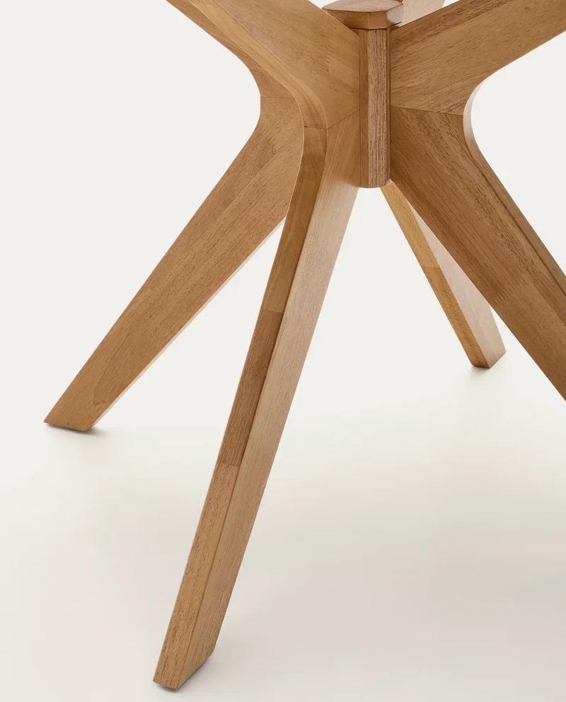 Naanim Round Table Oak Finish