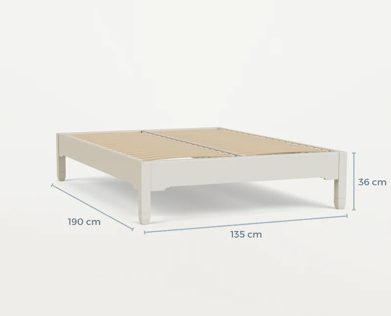 Chichester Double Bed Base, Painted
