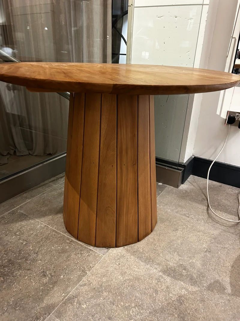 Round Wooden Dining Table