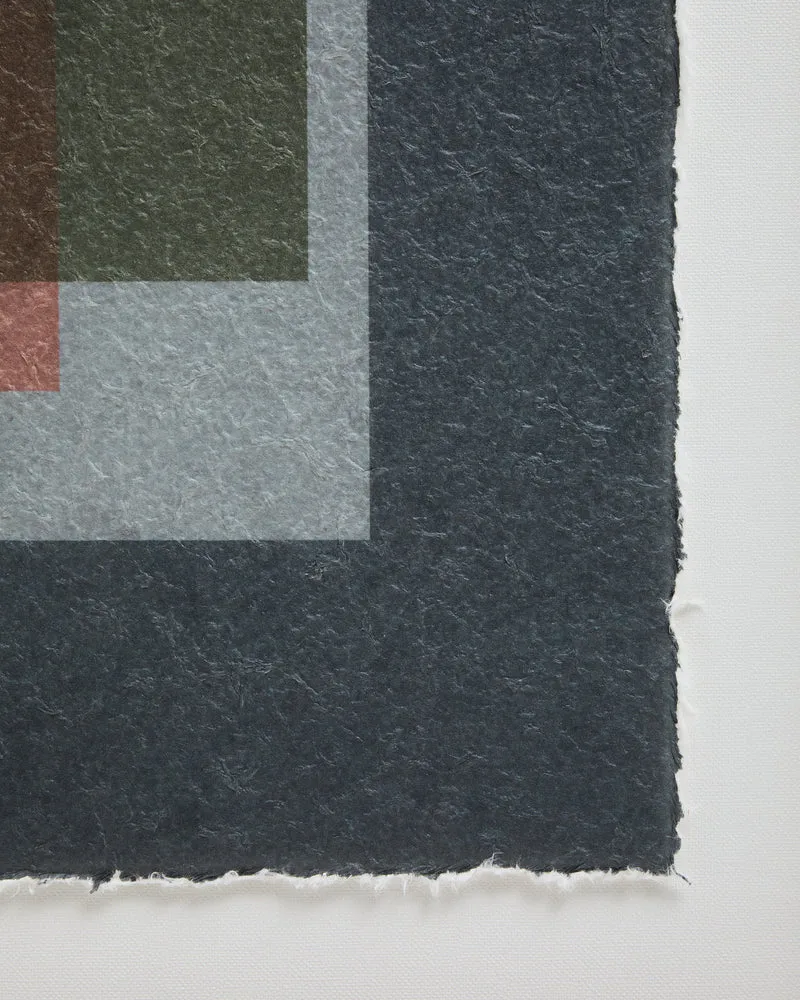 Veluni multicoloured recycled paper picture 60 x 90cm